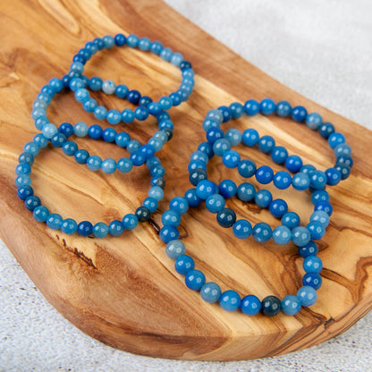 Blue Aventurine Beaded Bracelet