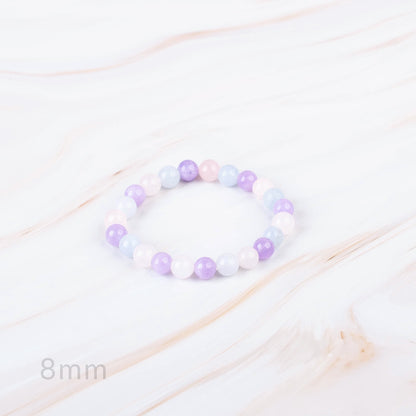 Dream Trio Amethyst Beaded Bracelet